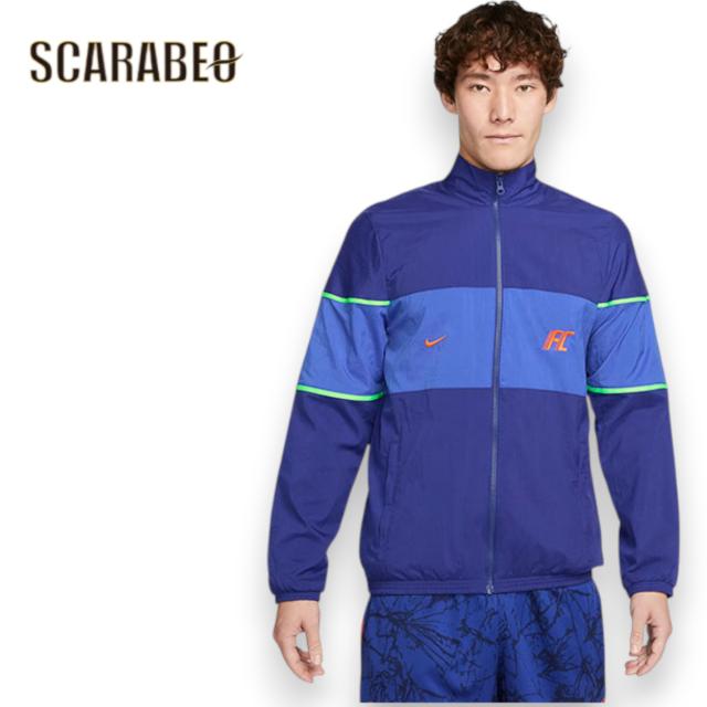 ナイキ NIKE F.C. レペル トラックスーツ 上下セット メンズ サッカー フットサル トレーニングウェア 撥水 ウーブン素材 ジャージトップ＆ロングパンツ ディープロイヤルブルー NIKE FC RPL TRACK JACKET W &amp; PANTS 5dv9774-dv9796-455