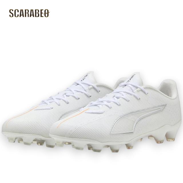 PUMA プーマ ウルトラ 6 プロ HG/AG サッカースパイク WHITE PACK ホワイト 土 人工芝 天然芝 対応 軽量 スピードモデル 108553-04