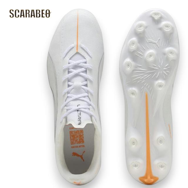 PUMA プーマ ウルトラ 6 プロ HG/AG サッカースパイク WHITE PACK ホワイト 土 人工芝 天然芝 対応 軽量 スピードモデル 108553-04_3