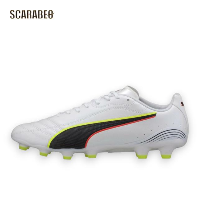 PUMA プーマ キング 20 アルティメット JP HG/AG UNLEASHED PACK 108458-01 プーマホワイト×グローイングレッド サッカースパイク 人工芝・天然芝対応 108458-01_1