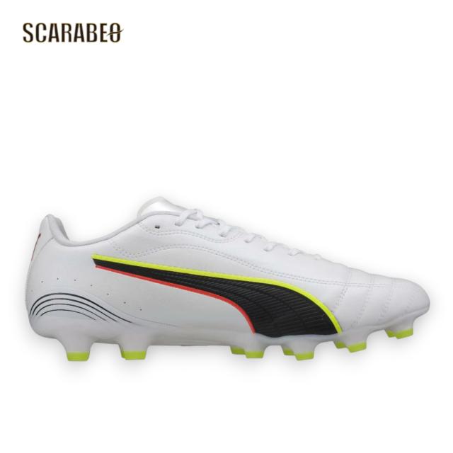 PUMA プーマ キング 20 アルティメット JP HG/AG UNLEASHED PACK 108458-01 プーマホワイト×グローイングレッド サッカースパイク 人工芝・天然芝対応 108458-01_2
