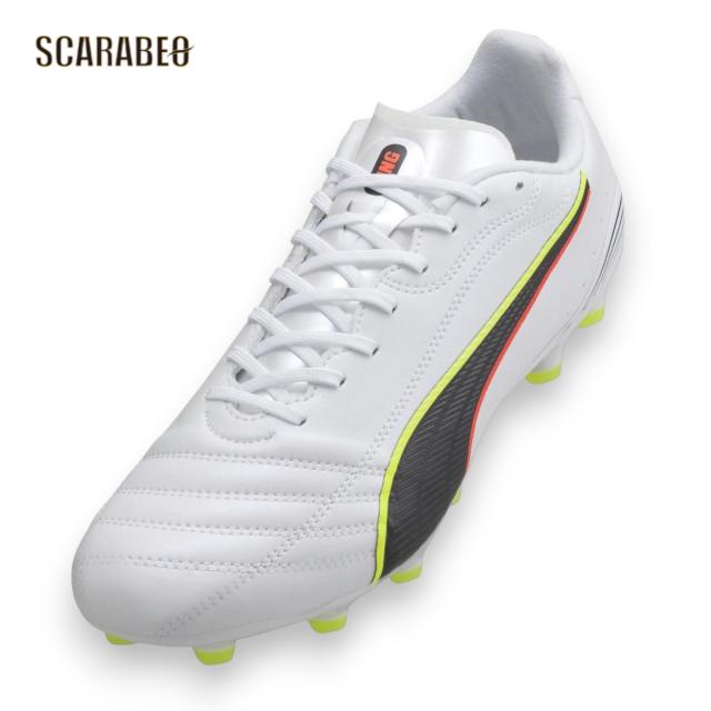 PUMA プーマ キング 20 アルティメット JP HG/AG UNLEASHED PACK 108458-01 プーマホワイト×グローイングレッド サッカースパイク 人工芝・天然芝対応 108458-01_4
