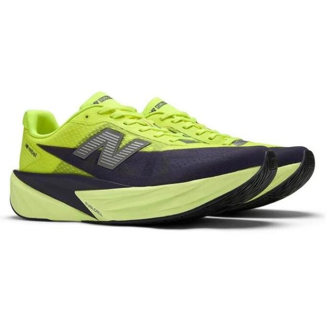ニューバランス New Balance FuelCell Rebel v5 MFCX4TR2E メンズ ランニングシューズ 2E マラソン ジョギング ライム×ブラック mfcx4tr2e