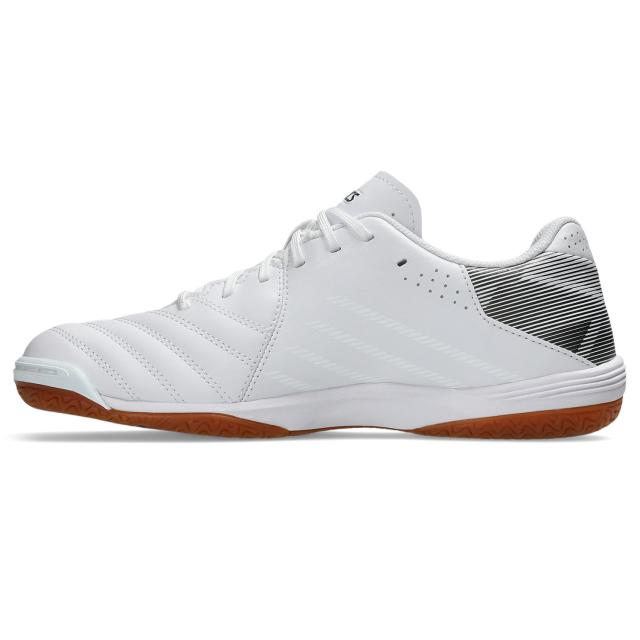アシックス カルチェット WD 9 ワイド フットサルシューズ インドア用 asics CALCETTO WD 9 室内用 幅広 3E相当 メンズ レディース ホワイト ガンメタル 1113a037-103_2