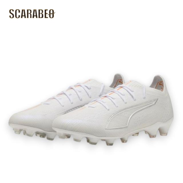 PUMA プーマ サッカースパイク ウルトラ 6 アルティメット HG/AG WHITE PACK 108559-04 土・人工芝・天然芝対応 25AW 軽量 108559-04