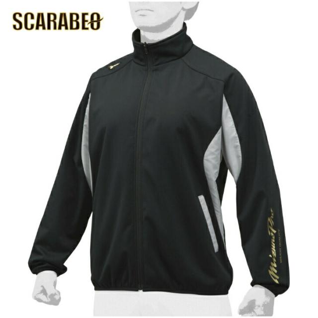 ミズノ 野球ウェア ミズノプロ テックシールドシャツ ブラック×シルバー 12JE8W0271 MIZUNO