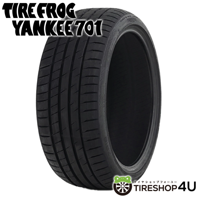 2026年製 4本セット 225/45R18 95Y XL TIREFROG YANKEE701 タイヤフロッグ ヤンキー701 サマータイヤ 単品 4本価格 送料無料 225/45-18 25,054円