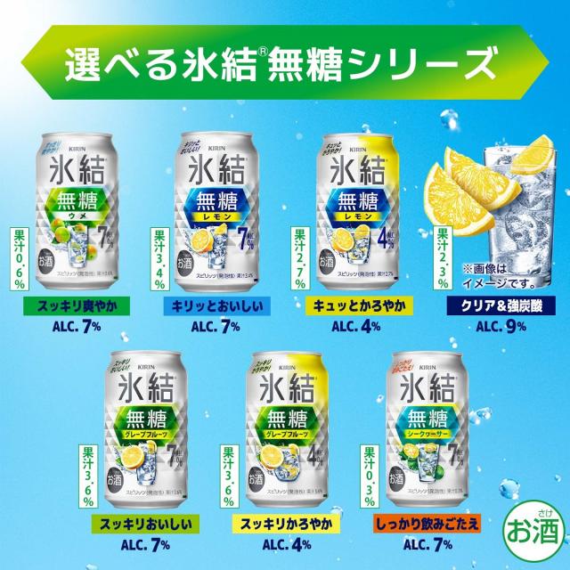 氷結 無糖 ウメ ALC.7% 【350ml×72本(3ケース)】　｜　倉庫出荷 2934110110022-03_16