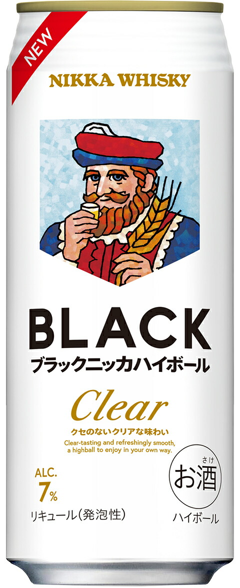 ブラックニッカ クリアハイボール【500ml×48本(2ケース)】 ｜ 倉庫出荷