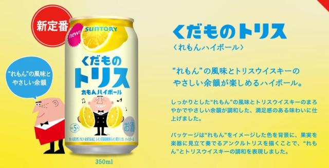 くだものトリス缶 れもんハイボール 【350ml×48本(2ケース)】　｜　倉庫出荷 2934149904654-02_1
