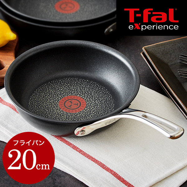 ティファール T-fal 送料無料 エクスペリエンス＋ フライパン 22cm IH対応 ガス火対応 t-fal T-FAL tfal Tfal 8,591円