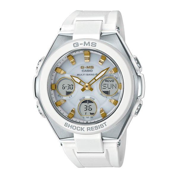 カシオ CASIO 腕時計 MSG-W100-7A2JF ベビーG BABY-G レディース G-MS 電波ソーラー 樹脂バンド アナデジ（国内正規品）
