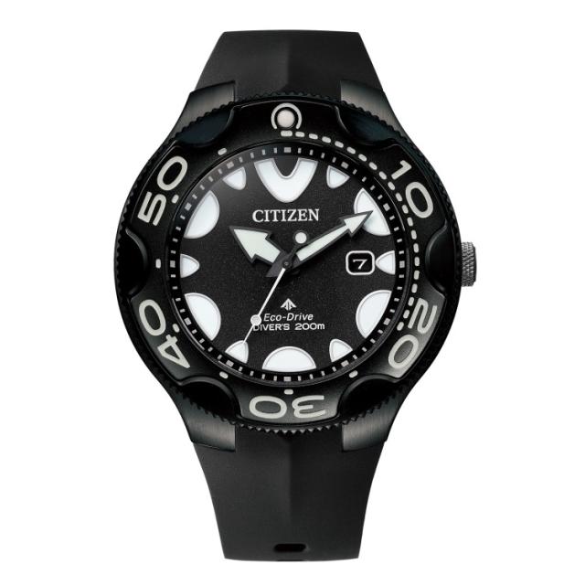 （在庫限り 特価） シチズン CITIZEN 腕時計 BN0235-01E プロマスター PROMASTER メンズ MARINEシリーズ ダイバー200m オルカ シャチ ソーラー（国内正規品）