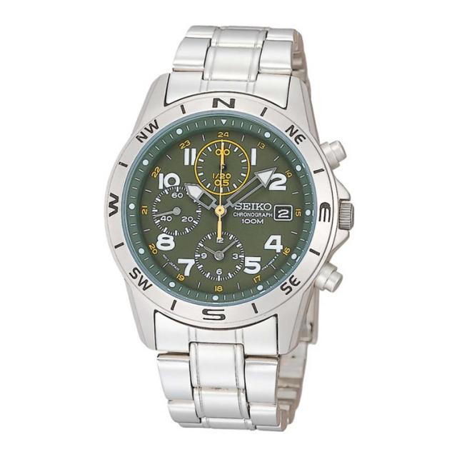 （正規逆輸入品）セイコー SEIKO 腕時計 海外モデル SND377P1(SND377P) SZER017 メンズ 海外セイコー クオーツ ステンレスバンド 多針アナログ メーカー保証3年 10,296円