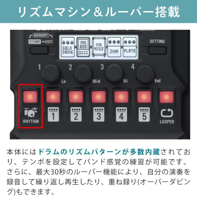 ZOOM ズーム マルチエフェクター G1X FOUR ペダルあり ギター エフェクター DTM 音楽制作 作曲 ルーパー搭載 入門モデル（ラッピング不可）_5