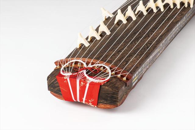 琴 全音 文化箏 羽衣 ケース付き ゼンオン ZK-10 和楽器 文化琴 学校