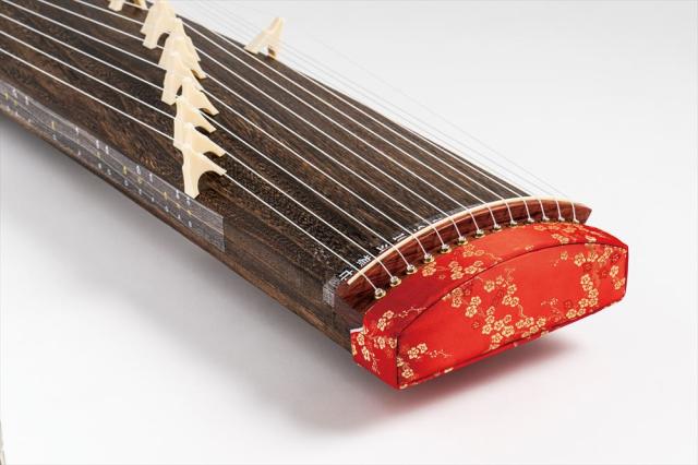 琴 全音 文化箏 羽衣 ケース付き ゼンオン ZK-10 和楽器 文化琴 学校
