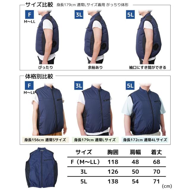 サンコー 防暑服 圧倒的に冷える 冷蔵服2026 TKWE26SJU3L 半袖 サンドカーキ 3L 冷却 空調 涼しい THANKO（ラッピング不可）_8
