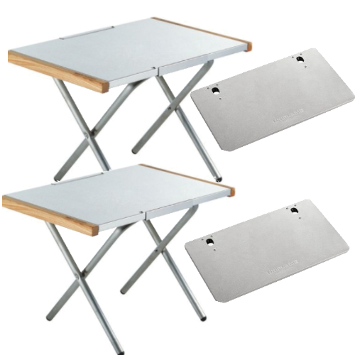 ユニフレーム 焚き火テーブル 2個&amp;レッグラック2個付き 4点セット (682104&amp;682135) UNIFLAME（ラッピング不可）