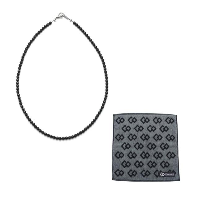 コラントッテ ネックレス LUCE α Matte ブラック タオル付き ABARN01 ColanTotte 磁気ネックレス ルーチェ マット 正規品