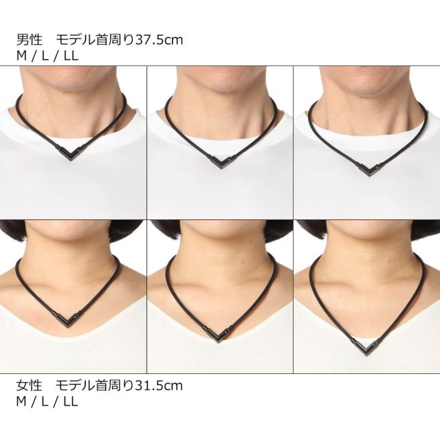 コラントッテ TAO ネックレス α VEGA NEXT マットブラック タオル付き Colantotte 磁気ネックレス_12
