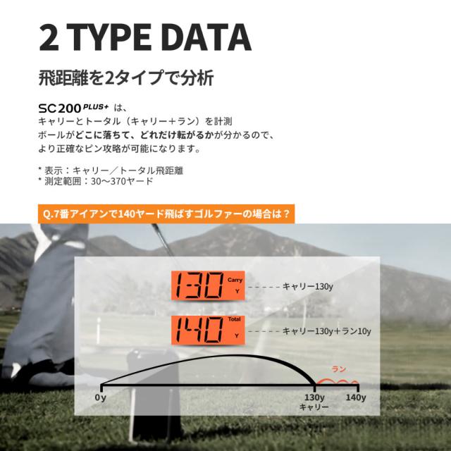 ボイスキャディ スイングキャディ SC200+ ボール付き ゴルフ 弾道測定器 ローンチモニター Voice Caddie SC200プラス_6