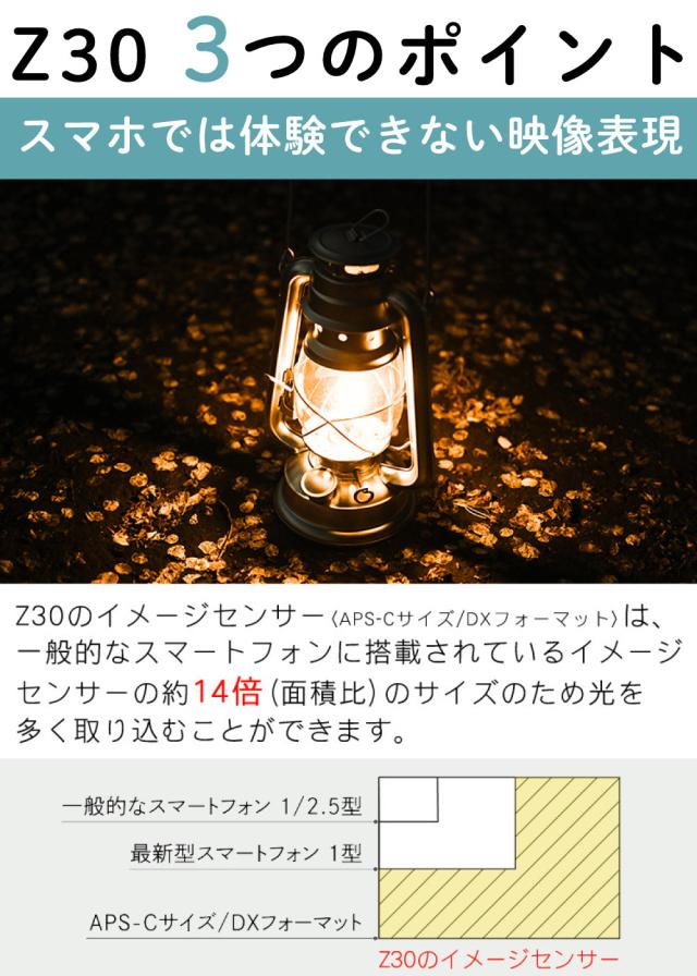 （6点セット)Nikon ニコン ミラーレスカメラ Z30 ダブルズームキット 軽量 エントリーモデル VLOG 動画撮影 YouTube（ラッピング不可）_9