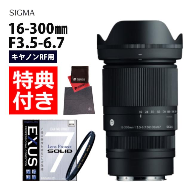 （レビューでプレゼント） 強化ガラス保護フィルターセット シグマ 16-300mm F3.5-6.7 DC OS（C） キヤノンRF用