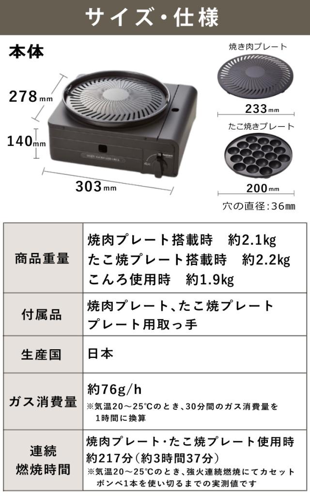 イワタニ テープコンロ マルチスモークレスグリル CB-MSG-1 3大排他的権利付き添い人仕かける（ラッピング不可）
