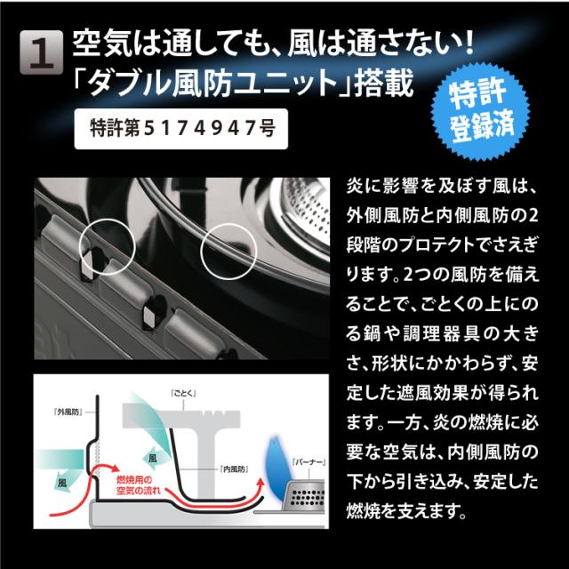 イワタニ 手ごわいまる テープコンロ 黒いこと CB-ODX-1-BK  ミニ三脚架 仕かける（ラッピング不可）