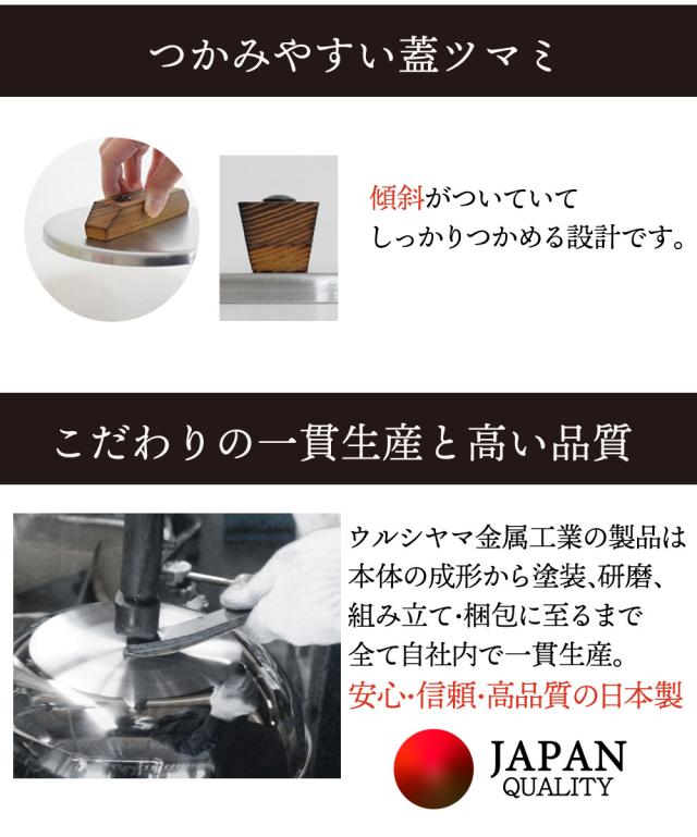 釜炊き三昧 極 ウルシヤマ金属 5合炊き KZK-5 釜置台付き 4点セット（ラッピング不可）_8