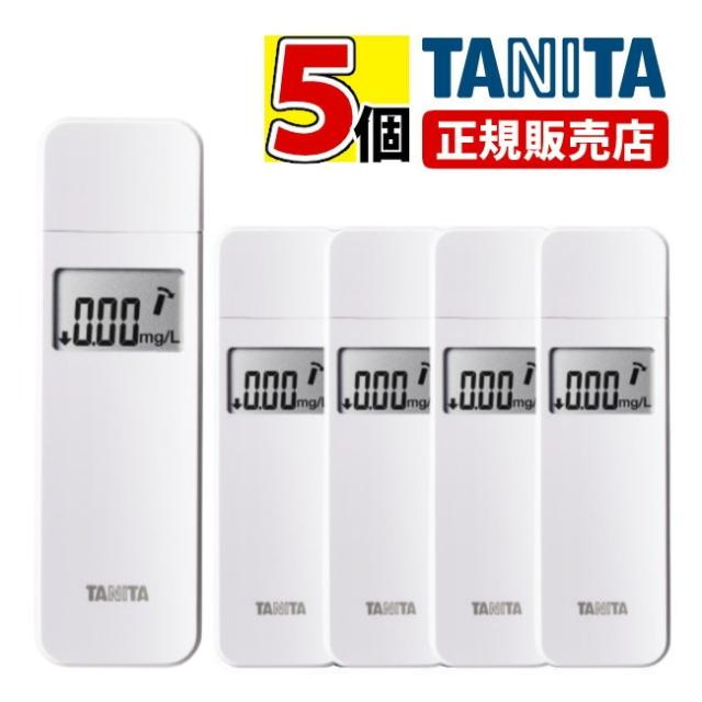 正規流通品（ アルコール検知器協議会認定品 / 5個まとめ売り）タニタ EA-110-WH ホワイト アルコール検知器 TANITA アルコール チェッカー（ラッピング不可）