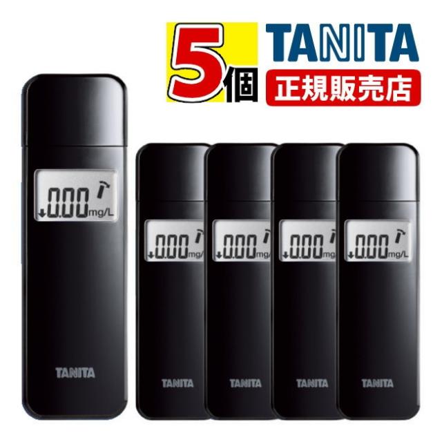 正規流通品（ アルコール検知器協議会認定品 / 5個まとめ売り）タニタ EA-110-BK ブラック アルコール検知器 TANITA アルコール チェッカー（ラッピング不可）