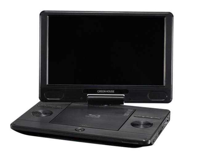 グリーンハウス ブルーレイ プレーヤー 11.6型ポータブルブルーレイプレーヤー GH-PBD11B-BK HDMIケーブル2m付（ラッピング不可）_5