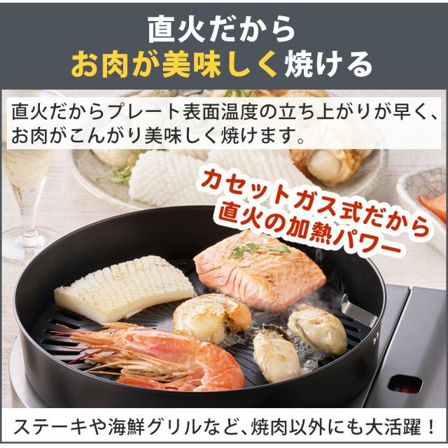 イワタニ テープコンロ テープ屁っ放り スモークレス焼肉食べ物屋 やきまるか細い CB-SLG-3 4点仕かける（ラッピング不可）