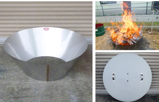 （レビュー特典あり）モキ製作所 MOKI 無煙炭化器 M100＋M100蓋（フタ) 本体＋蓋セット（ラッピング不可）_4