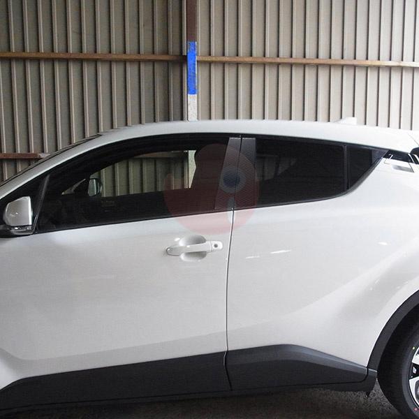 トヨタ C-HR ZYX10/NGX50 2017 ピラーカバー ウィンドウトリム  ステンレス製(カーボン調) カスタム パーツ 外装 8pcs 4328_1