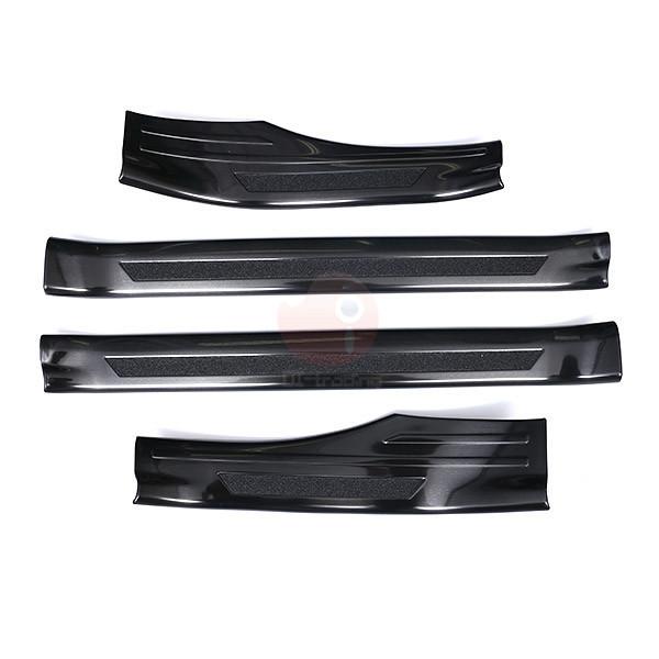 ヤリス KSP210/MXPA1#/MXPH1# 2/2020~ スカッフプレート 汚れ防止 内装 傷付き防止 YARIS 4PCS 4869_6