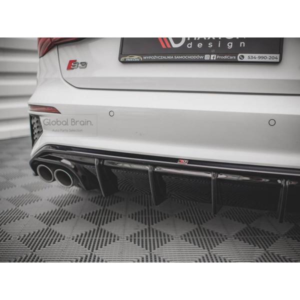 アウディ A3 8Y Sライン スポーツバック リア ディフューザー_3