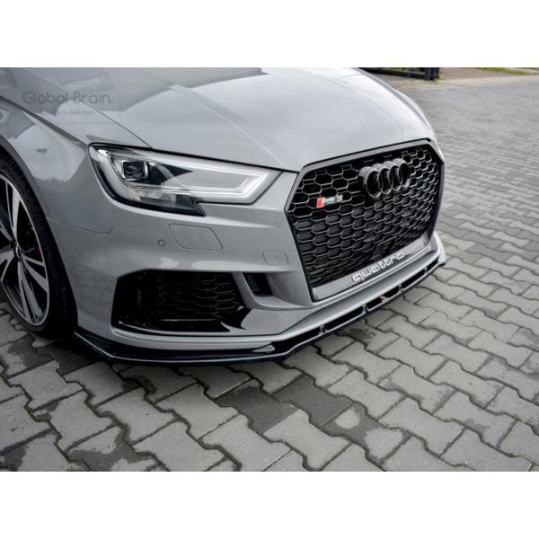アウディ RS3 8V 後期 セダン フロント リップ スポイラー V.1_1