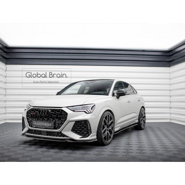 アウデイ RSQ3 F3 スポーツバック フロント リップ スポイラー V1 / ( ディフューザー スプリッター スポイラーエアロ バンパー フェンダー)