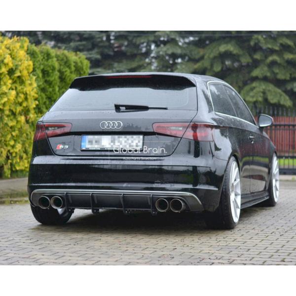アウディ A3 8V Sライン / S3 前期 スポーツバック リア バンパー ディフューザー フィン レーシング / ( ディフューザー スプリッター スポイラーエアロ バンパー フェンダー) 28,990円