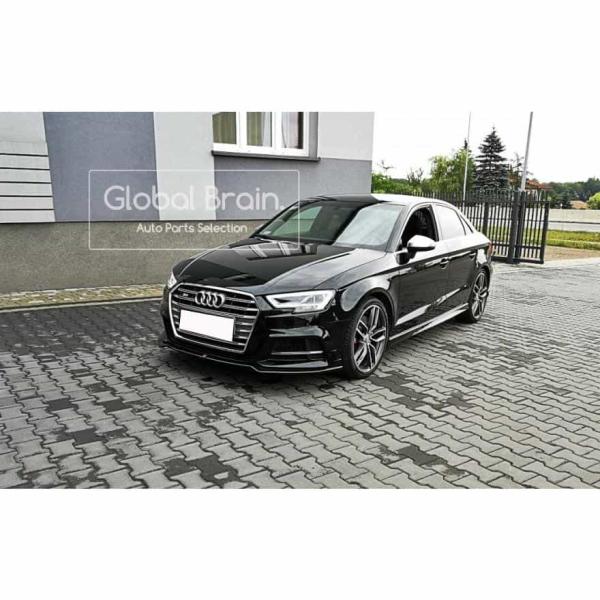 アウディ A3 8V 後期 / S3 セダン フロント リップ スポイラー Ver.2
