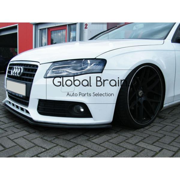 2007-2011 アウディ A4 B8 アバント セダン フロントスプリッター スポイラー / ( ディフューザー スプリッター スポイラーエアロ バンパー フェンダー)