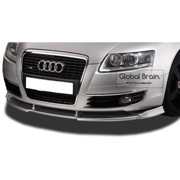 2005-2008 アウディ A6 4F フロント リップ スポイラー / ( ディフューザー スプリッター スポイラーエアロ バンパー フェンダー)