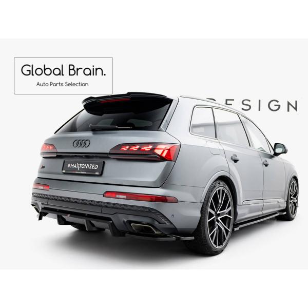 2025- アウディ Q7 Sライン 後期 リア ルーフ スポイラー / ( ディフューザー スプリッター スポイラーエアロ バンパー フェンダー)