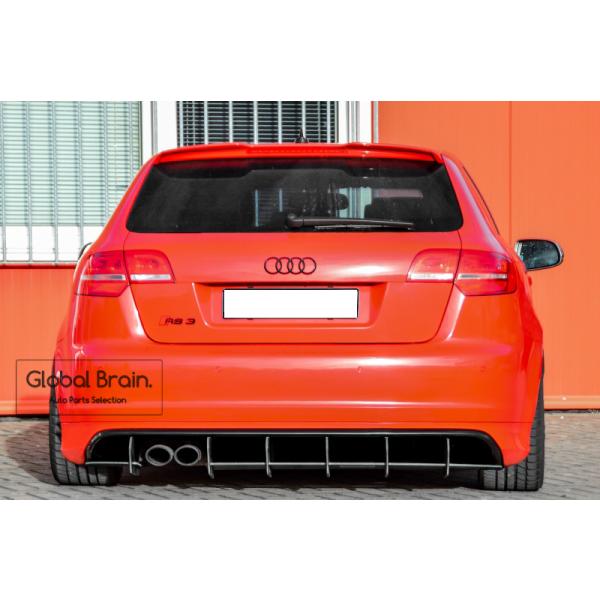 アウディ RS3 8P 後期 リア センター ディフューザーフィン_1