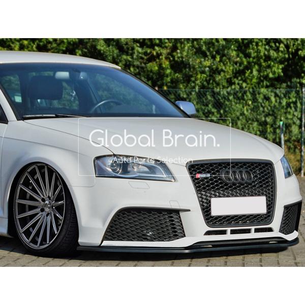 2011-2012 アウディ RS3 8PA スポーツバック フロント スプリッター スポイラー