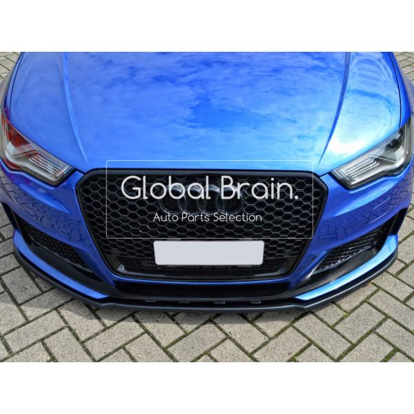 2015- アウディ RS3 8V スポーツバック フロント スプリッター スポイラー_1