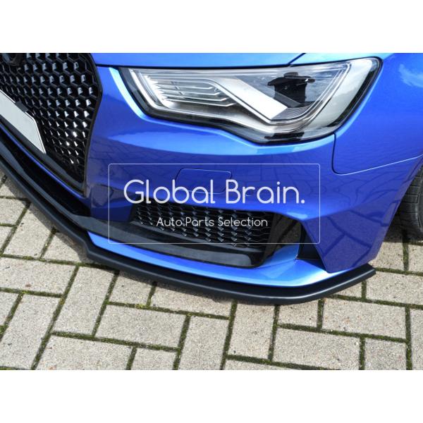 2015- アウディ RS3 8V スポーツバック フロント スプリッター スポイラー_2